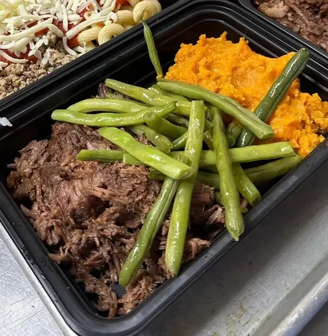 Pot roast bowl meal